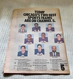 Chicago Tribune Supplement Super Bowl XX January 26, 1986