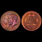 MS63RB 1927 Canada Confederation 60th Anniv. Medal, PCGS Trueview- Pretty Toned