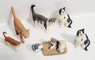 6 Schleich Domestic Cats Kittens RARE RETIRED Toys Kids Figures Animals Farm