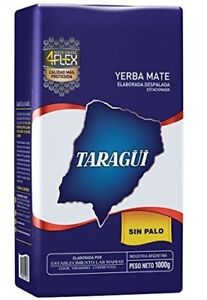 taragui- Loose Yerba Mate, No stems- (5 packs, cada uno Pack 2.2lb)