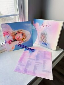 Taylor Swift Lover TARGET PINK BLUE VINYL LP Record Read Condition Same Day Ship