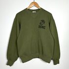 Vintage USMC Green Crewneck Sweatshirt Soffe Made in USA Miltary Pullover