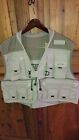 Orvis Clearwater Easy Entry Vest Fly Fishing Tan Large 25 Pockets! New