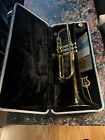 New ListingBundy Trumpet Set in Selmer Case W/ Mouthpiece green vintage
