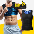 Men Gynecomastia Compression Tank Top Sauna Vest Fitness Body Shaper Sweat Belt