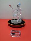 Swarovski Crystal 2001 Masqerade Harlequin Figurine with Plaque & Stand