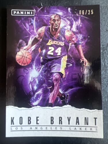 New Listing2017 Panini Fathers Day Kobe Bryant Panini Collection Cracked Ice Card /25