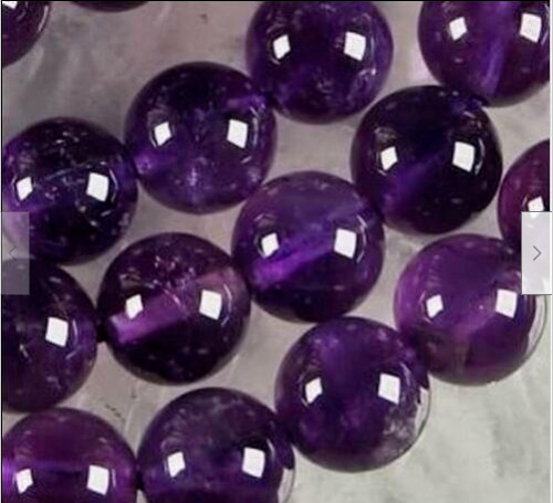 A8mm Natural Russican Amethyst Gemstones Round Loose Beads 15''