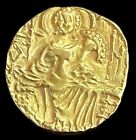 350-385 AD GOLD INDIA LATE KUSHAN EMPIRE KIDARITE HUNS AV 1 DINAR COIN