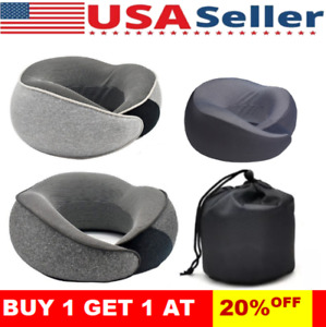 Wander Plus Travel Pillow Neck Pillow Memory Foam for Airplanes Pillow USA