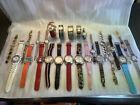 Lot Of 25 Vintage To Now Watches Fresh Batteries Running Currently
