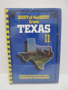 NEW Best of the Best from Texas II Cookbook Selected Recipes Sealed