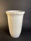Vintage Robinson Ransbottom Pottery Company Vase 8” Off White #407 - 3” Crack