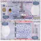 2014 RWANDA 2000 FRANCS UNC COFFEE SATELIGHT BANKNOTE ADD YOUR COLLECTION