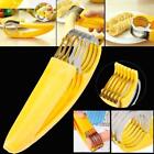 Banana Slicer Fruit Knife Kitchen Gadget Bar Tools Veggie Cutter Stainless Steel