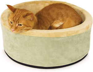 K&H Pet Products Thermo-Kitty Heated Cat Bed Small 16