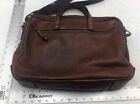 Fossil Mens Brown Haskell Leather Inner Pockets Double Handle Laptop Bag