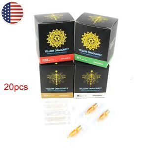20x Sterile Disposable Tattoo Needle Cartridges Round Liners Shaders RL M1 RS RM