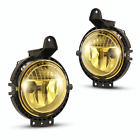 For 2007-2015 Mini Cooper Fog Lights Bumper Driving Lamps Yellow Len w/Bulb Pair (For: Mini)