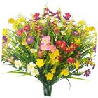 New Listing 12 Bundles Artificial Flowers Faux Plants Spring Decoration Plastic Plants Mix