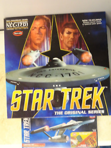 Polar Lights 1/350 Star Trek TOS Enterprise 50th Annv. Ed Model With Light Kit