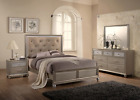 NEW Champagne Gold Queen King Full Twin 4PC Bedroom Set Modern Furniture B/D/M/N