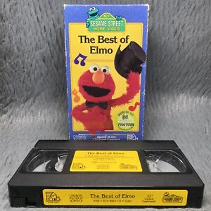 My Sesame Street Home Video Best Of Elmo VHS 1994 Tape Children’s Cartoon Rare