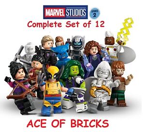 LEGO MARVEL Series 2 Minifigures 71039 - Complete Set of 12  🔥IN STOCK 🔥
