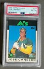(PSA 6) 1986 Topps Traded #20T, Jose Canseco  (Rookie)