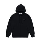 COMME DES GARCONS CDG PLAY BLACK HEART FULL ZIP BACK PRINT HOODIE SIZE LARGE
