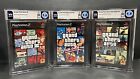 Grand Theft Auto GTA Trilogy Complete Set! PS2 Playstation 2 WATA Graded 9.8/A++
