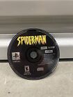 Spider-Man (Sony PlayStation 1 PS1, 2000) Black Label Disc Only *TESTED*