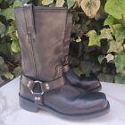 X-Element Harness Square Toe Motorcycle Boots Black Men's Size 11