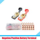 8Pcs/Set Car Battery Terminals Wire Cable Clamp Terminal Connectors Accessories