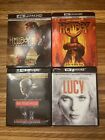 4K Action Movie Lot (Hellboy, Hellboy II The Golden Army, Ex Machina, & Lucy)