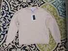 Magaschoni Womens Cashmere Blend Sweater Size Large,Beige NWT