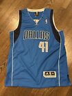 Dallas Mavericks Jersey Dirk Nowitzki Mens Size 56 Adidas Blue Stitched
