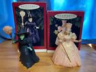 Glinda Witch of the North + Witch of the West Wizard of Oz Hallmark Ornaments