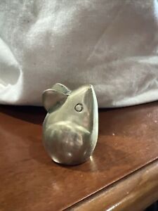 vintage small brass animal figurines Mouse