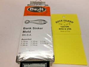 1101 Do-It Bank Sinker Mold 1/8 to 1-1/2 oz