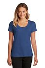 District Women's Flex Short Sleeve Scoop Neck Stylish Plain T-Shirt - DT7501