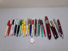 Lot of Random Vintage Ball Point Ink Pens Some Advertising