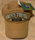 Chevrolet Chevy Trucks Since 1918 GM Licensed Hat Cap Strap Back Tan NEW w/ Tag