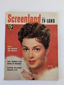 New ListingScreen Land plus TVLand Magazine 15c July 1954 Lana Turner Why women love Monroe