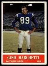 1964 Philadelphia Football Card Gino Marchetti Baltimore Colts #4