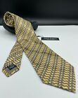 GIORGIO ARMANI COLLEZIONI Men's 100% Silk Tie ~ Yellow ~ Made in Italy!