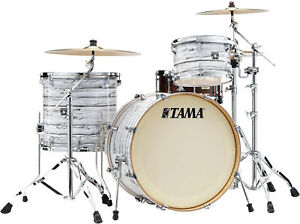 Tama Superstar Classic Maple 3PC Drum Shell Pack, Ice Ash Wrap