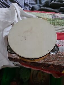 Vintage Tambourine made in Mexico 1970s Rare Instrument