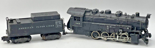 American Flyer S Gauge 343 NKP 0-8-0 Switcher - Runs and Smokes Well -Phill