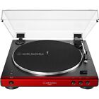 Audio-Technica AT-LP60XBT Fully Automatic Belt-Drive Turntable w Bluetooth Red